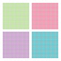 Checkered picnic cooking tablecloth seamless pattern
