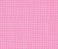 Checkered pink background with white irregular strokes