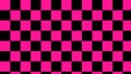 Checkered pink & black squares light pink and deep black seamless pattern