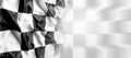 Checkered racing flag Royalty Free Stock Photo