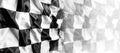 Checkered racing flag Royalty Free Stock Photo