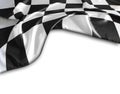 Checkered racing flag Royalty Free Stock Photo