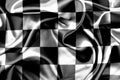 Checkered racing flag Royalty Free Stock Photo