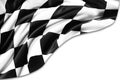 Checkered racing flag Royalty Free Stock Photo