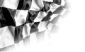 Checkered racing flag Royalty Free Stock Photo