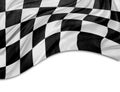 Checkered racing flag Royalty Free Stock Photo
