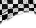 Checkered racing flag Royalty Free Stock Photo