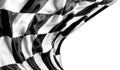 Checkered racing flag Royalty Free Stock Photo