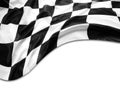 Checkered racing flag Royalty Free Stock Photo