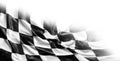 Checkered racing flag Royalty Free Stock Photo