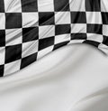 Checkered racing flag Royalty Free Stock Photo