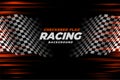 Checkered racing flag speed background design Royalty Free Stock Photo