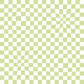 Checkered seamless background with distorted squares. Trippy grid retro checkerboard pattern in 1970s style. Chessboard vector Royalty Free Stock Photo