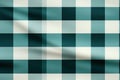 checkered seamless pattern on a blue plaid shirt of a tartan lumberjack on white background Royalty Free Stock Photo