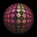 Checkered sphere