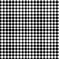 Checkered tablecloth pattern BLACK - endlessly