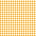 Checkered tablecloth pattern ORANGE- endlessly