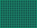 Checkered tartan green blue pattern tablecloth