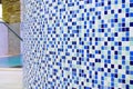 Checkered tile pattern. Detail for bath and pool
