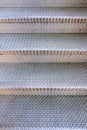 Checkerplate metal stairs; background pattern