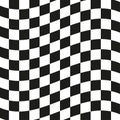 checkers background wave. Geometric texture. Vector illustration. Royalty Free Stock Photo