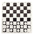 Checkers game. Royalty Free Stock Photo
