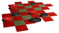 Checkers game Royalty Free Stock Photo