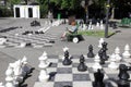 Checkers game, Park des Bastions, Geneva, Switzerland