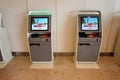 Checkin kiosk at the Orlando International airport