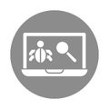 Checking bug Isolated Vector icon which can easily modify or edit Royalty Free Stock Photo