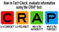 Fact check crap test