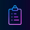Checking, facture nolan icon. Simple thin line, outline vector of project managementicons for ui and ux, website or mobile