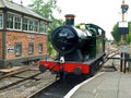 Green Panier Tank steam engine Somerset England 