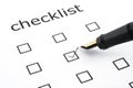 Checklist