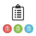 Checklist board flat icon