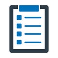 Checklist, clipboard Vector Icon which can easily modify Royalty Free Stock Photo