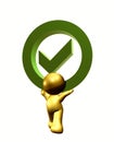 Checklist correct icon symbol