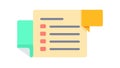 Checklist Document Icon: Task Management & To-Do Lists, vector design Generative AI Royalty Free Stock Photo