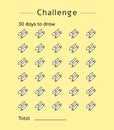 Checklist for drawing challenge