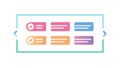 Checklist and Graph Icon Vector, Task & Data Management, vector design Generative AI Royalty Free Stock Photo