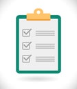 Checklist icon colored