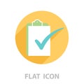 Checklist icon, vector illustration Royalty Free Stock Photo