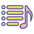Checklist, interface Line Style vector icon which can easily modify or edit Royalty Free Stock Photo