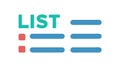 Checklist List Icon. Task Management and Planning. vector design Generative AI Royalty Free Stock Photo