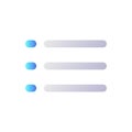 Checklist pixel perfect flat gradient two-color ui icon