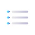 Checklist pixel perfect flat gradient two-color ui icon