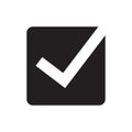 Checkmark box icon,Tick mark symbol, Election vote