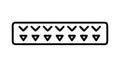 Checkmark Pattern Border, Verification and Completion Design, vector design Generative AI Royalty Free Stock Photo