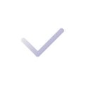 Checkmark pixel perfect flat gradient two-color ui icon Royalty Free Stock Photo