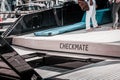 Checkmate. Wally yachts, Monaco yacht show 2018. Monte-Carlo, France. Luxury boats, sailing life.